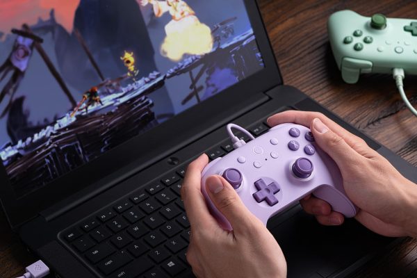 8Bitdo Ultimate 2C Wired Controller for Windows PC and Android, with 1000Hz Polling Rate, Hall Effect Joysticks and Hall Triggers, and Remappable L4/R4 Bumpers (Purple) - Image 5